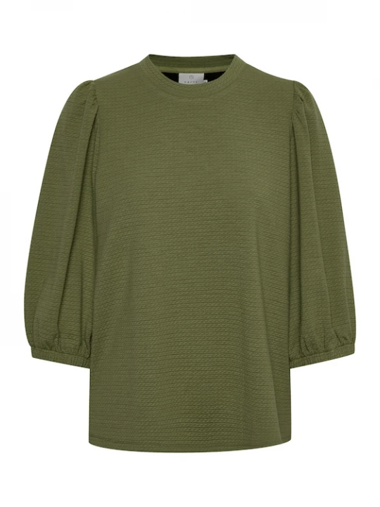 Foto van product Kaffe Blouse 'Janna' olijfgroen