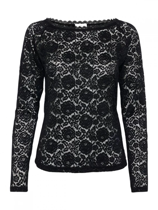 Foto van product Kaffe Blouse 'KA Aia' zwart
