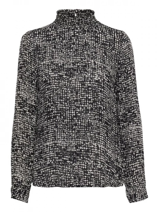 Foto van product Kaffe Blouse 'KA Amber' zwart / wit