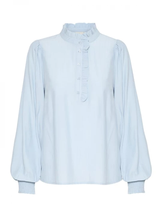 Foto van product Kaffe Blouse 'KA Dorit' lichtblauw