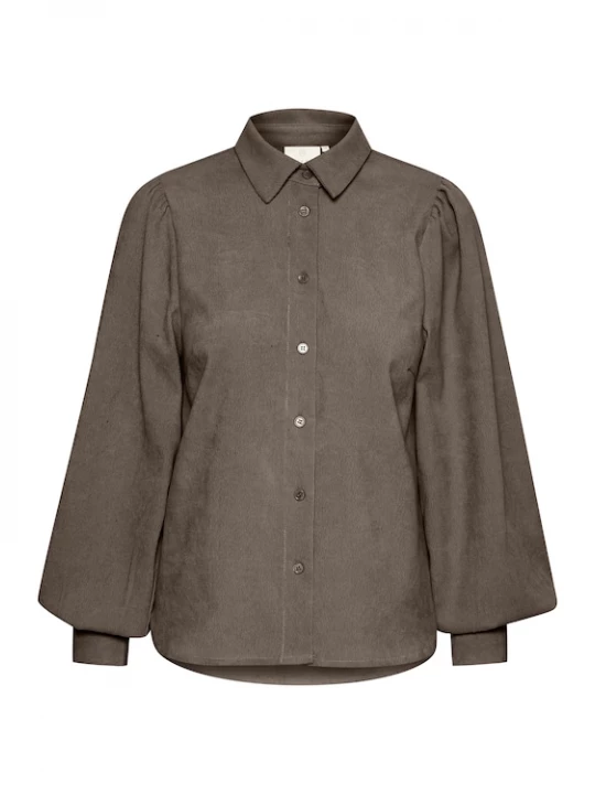 Foto van product Kaffe Blouse 'KA Hermine' mokka