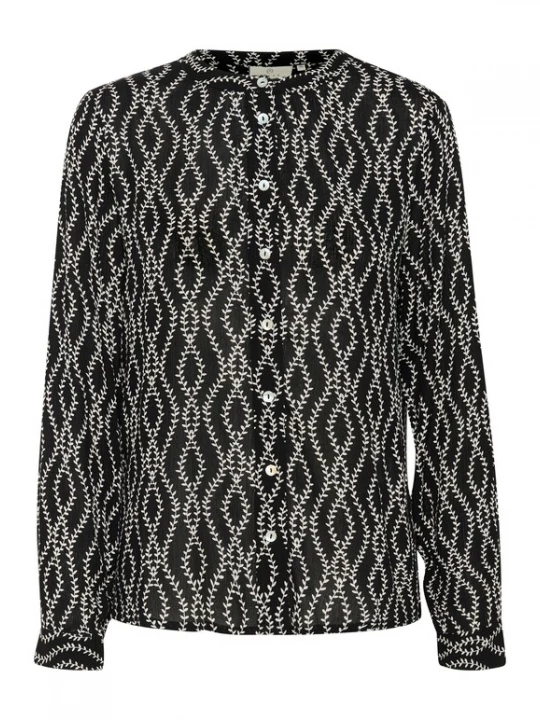 Foto van product Kaffe Blouse 'KA Jaden' zwart / wit