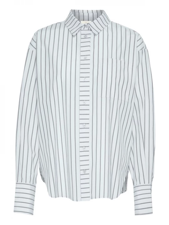 Foto van product Kaffe Blouse 'KA Jerrie' lichtblauw / zwart