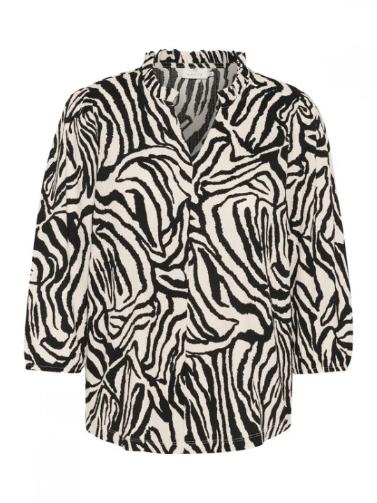 Foto van product Kaffe Blouse 'KA Katrine' beige / zwart
