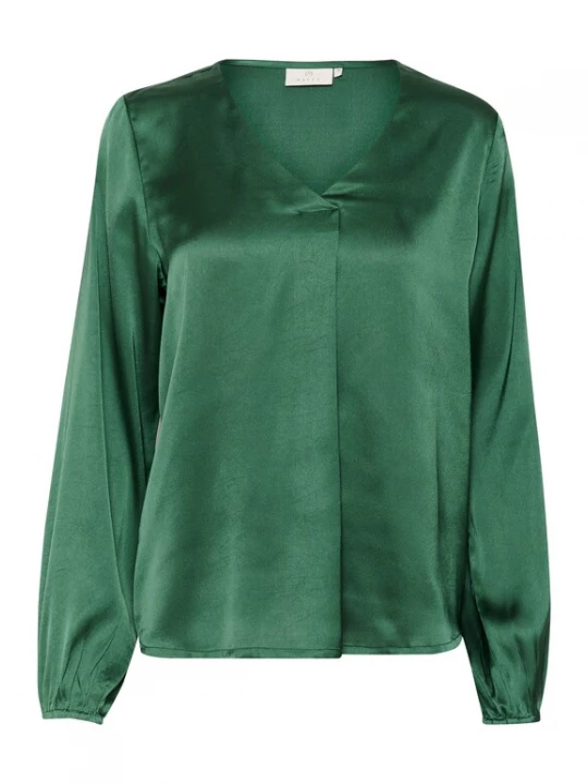 Foto van product Kaffe Blouse 'KA Lana' smaragd