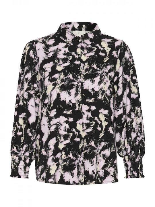 Foto van product Kaffe Blouse 'KA Lura' lichtroze / zwart