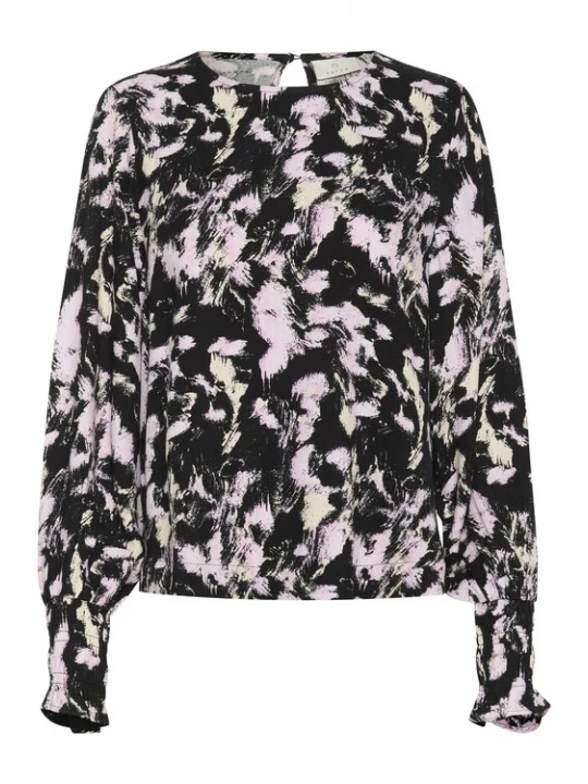 Foto van product Kaffe Blouse 'KA Lura' pink / zwart