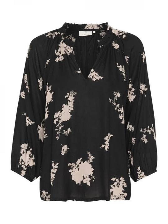 Foto van product Kaffe Blouse 'KA Sigrid' poederroze / zwart