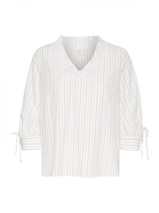Foto van product Kaffe Blouse 'KA Tara' grafiet / wit