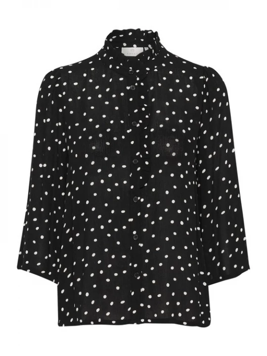 Foto van product Kaffe Blouse 'KA Vinni' zwart / wit