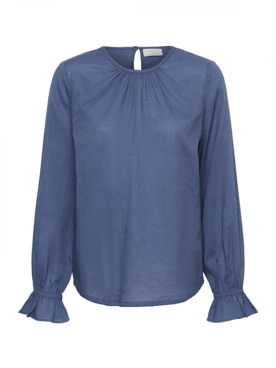 Foto van product Kaffe Blouse 'KAAmalia' nachtblauw