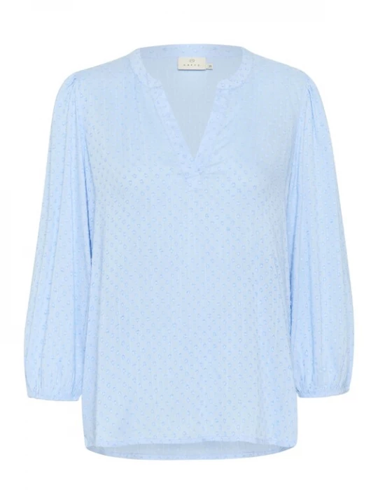 Foto van product Kaffe Blouse 'KAAnnika' pastelblauw