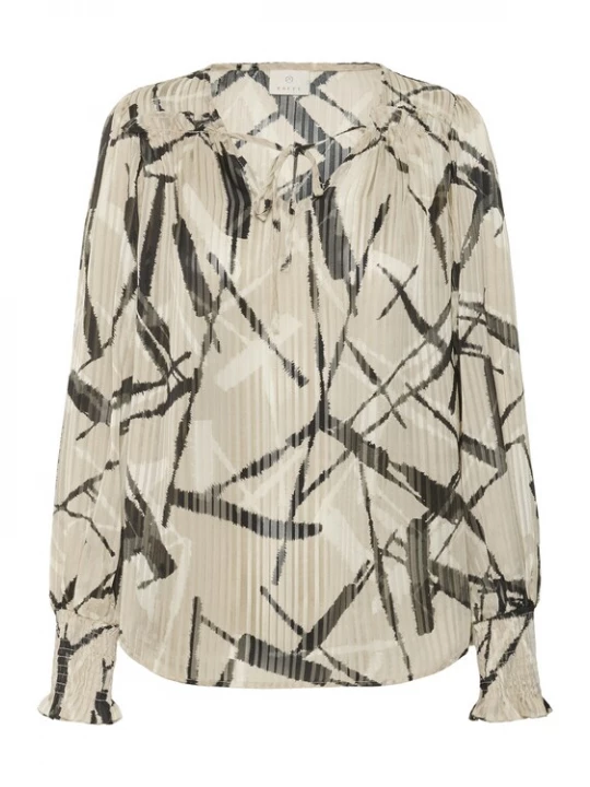Foto van product Kaffe Blouse 'KAArchy' chamois / brokaat / donkerbruin / aardetinten
