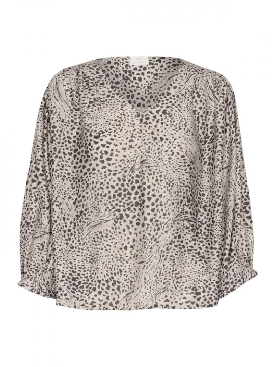 Foto van product Kaffe Blouse 'KADebra' grijs / zwart