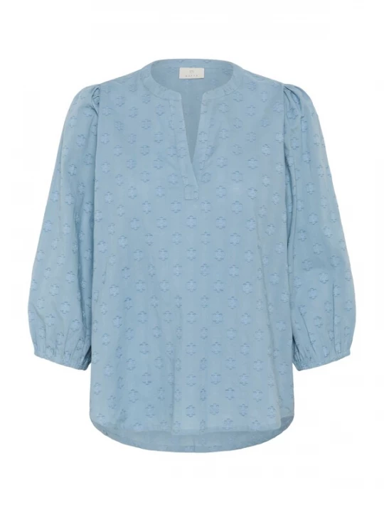 Foto van product Kaffe Blouse 'KAEnya' opaal / duifblauw / lichtblauw