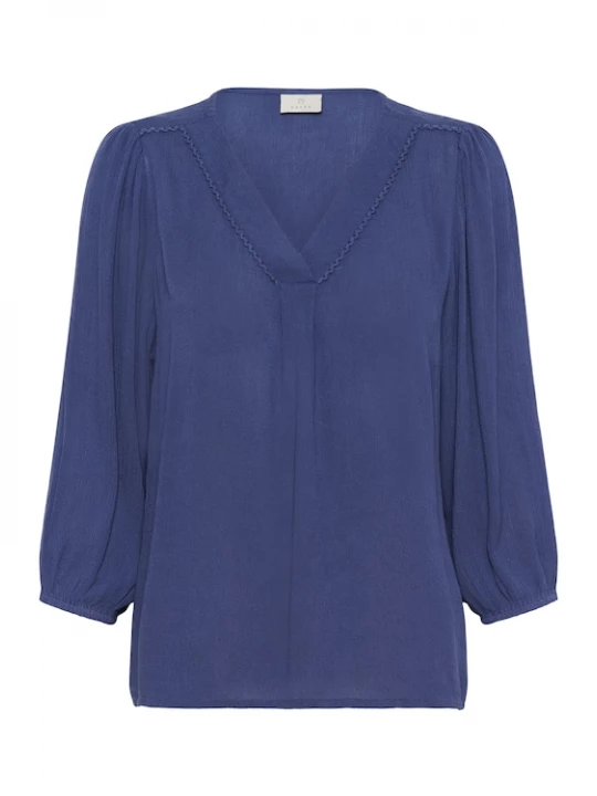 Foto van product Kaffe Blouse 'KAFia' donkerblauw