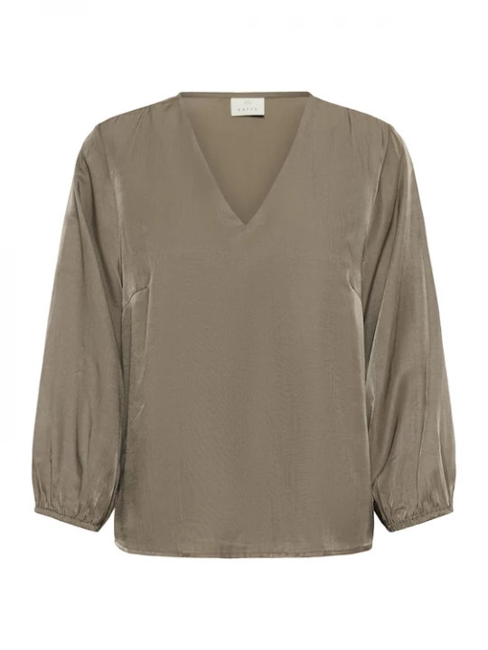 Foto van product Kaffe Blouse 'KAIdana' sepia