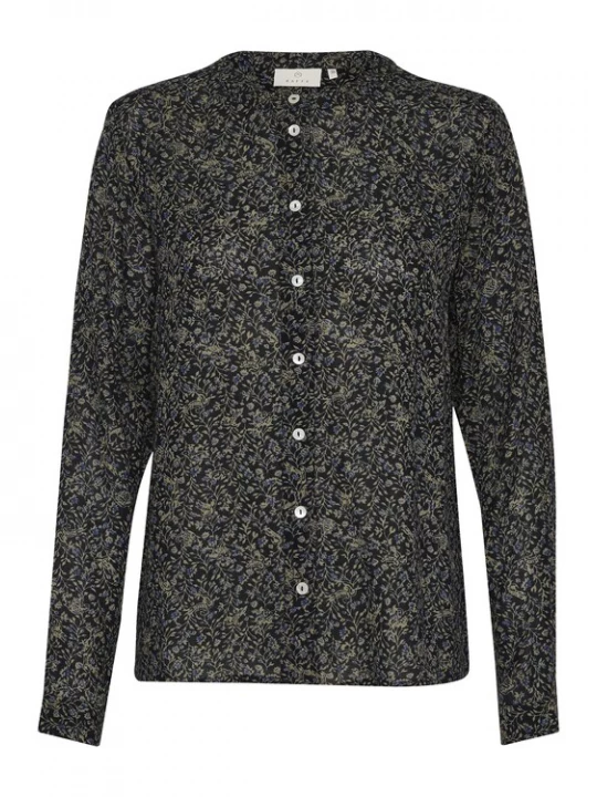 Foto van product Kaffe Blouse 'KAJaden' blauw / groen / zwart