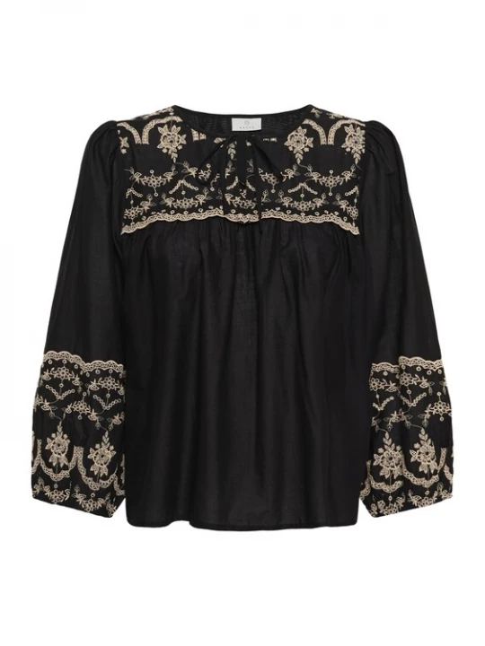 Foto van product Kaffe Blouse 'KAkis' zwart