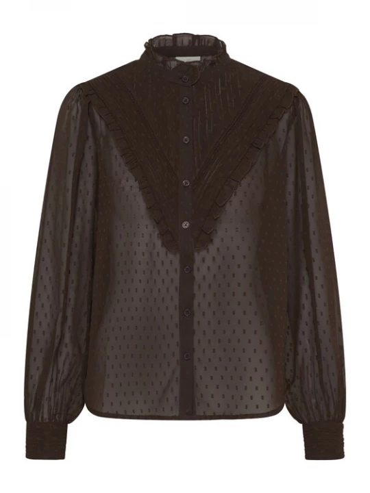 Foto van product Kaffe Blouse 'KALeonora' mokka