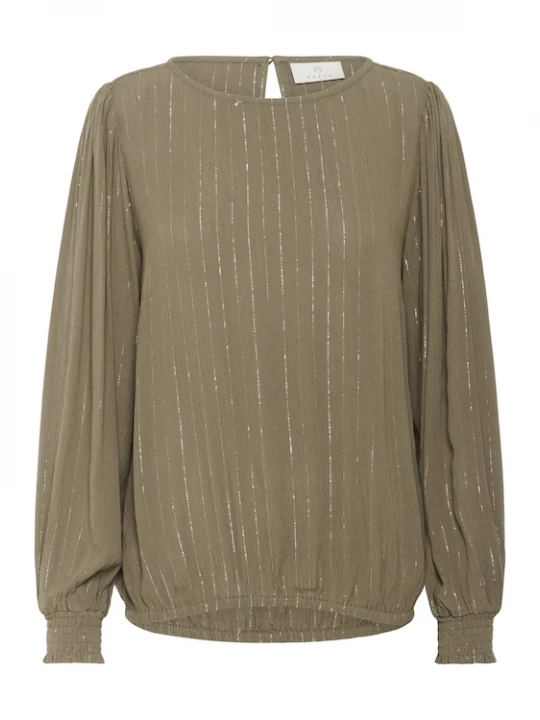 Foto van product Kaffe Blouse 'KALiv' ombergrijs / zilver