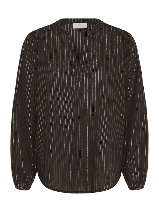 Foto van product Kaffe Blouse 'KALuise' beige / mokka
