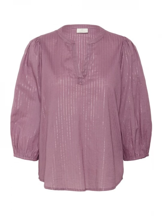 Foto van product Kaffe Blouse 'KAluise' mauve / zilver