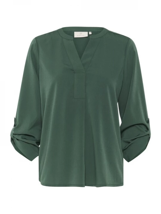 Foto van product Kaffe Blouse 'KAMia' donkergroen