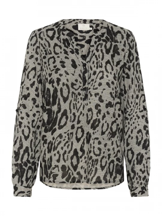 Foto van product Kaffe Blouse 'KAMilia' grijs / zwart / wit