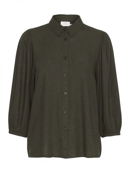 Foto van product Kaffe Blouse 'KAmilia' kaki