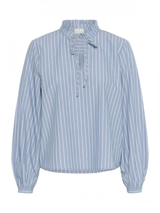 Foto van product Kaffe Blouse 'KAMilina' blauw / wit