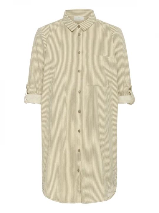 Foto van product Kaffe Blouse 'KANaya' camel / offwhite