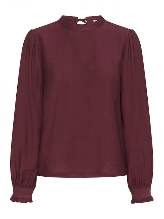 Foto van product Kaffe Blouse 'KARea' bordeaux