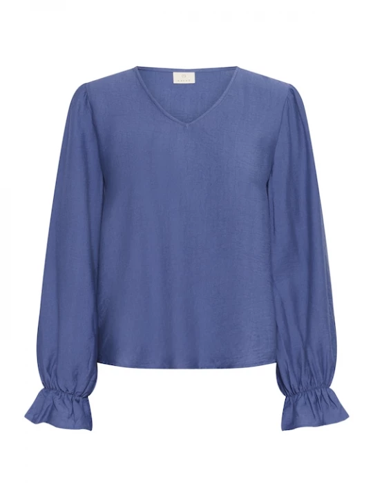 Foto van product Kaffe Blouse 'KARea' duifblauw