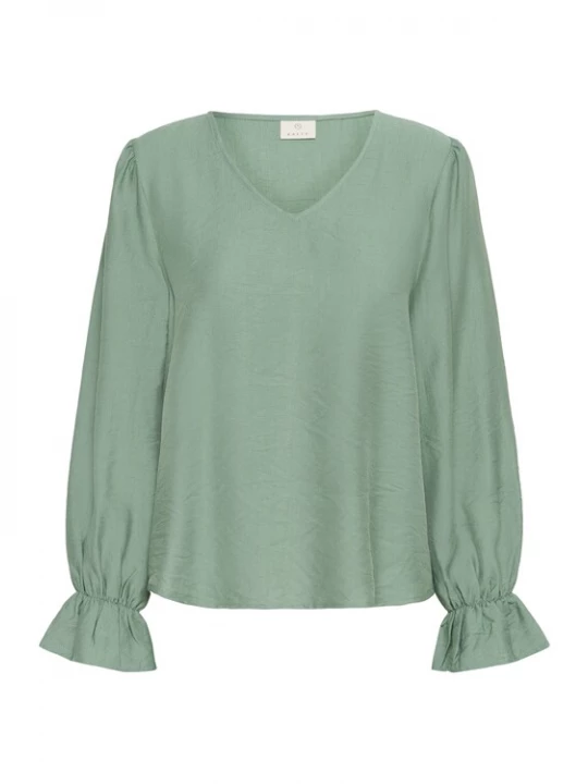 Foto van product Kaffe Blouse 'KARea' lichtgroen