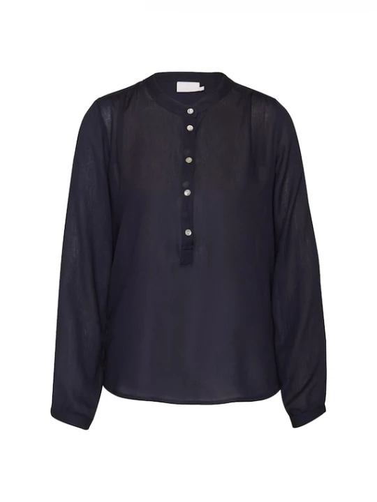Foto van product Kaffe Blouse 'Karla' nachtblauw