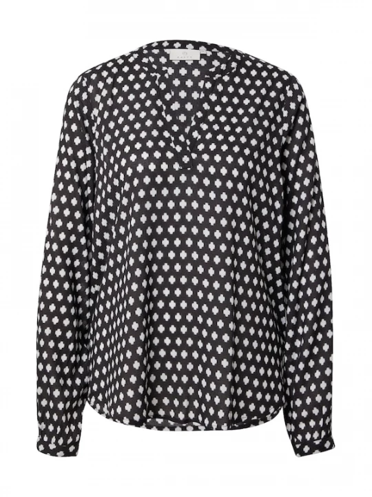 Foto van product Kaffe Blouse 'Leah' zwart / wit