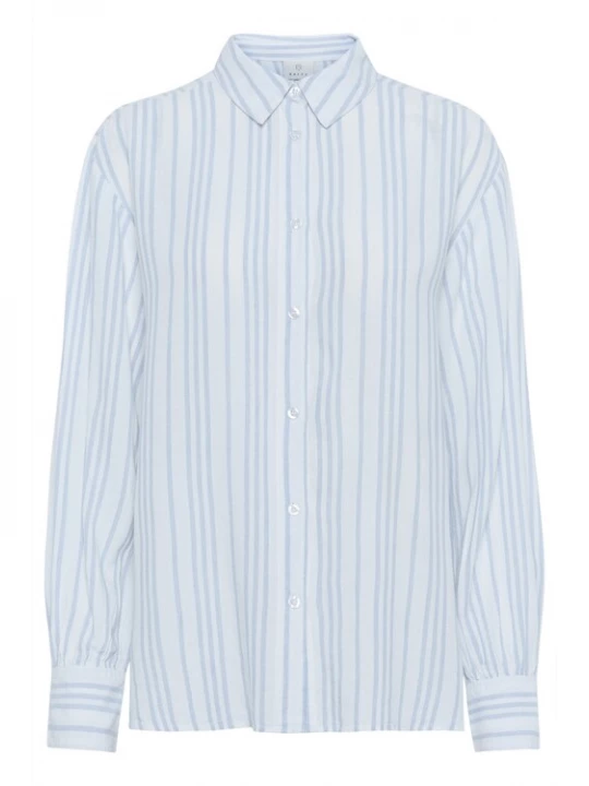 Foto van product Kaffe Blouse lichtblauw / wit