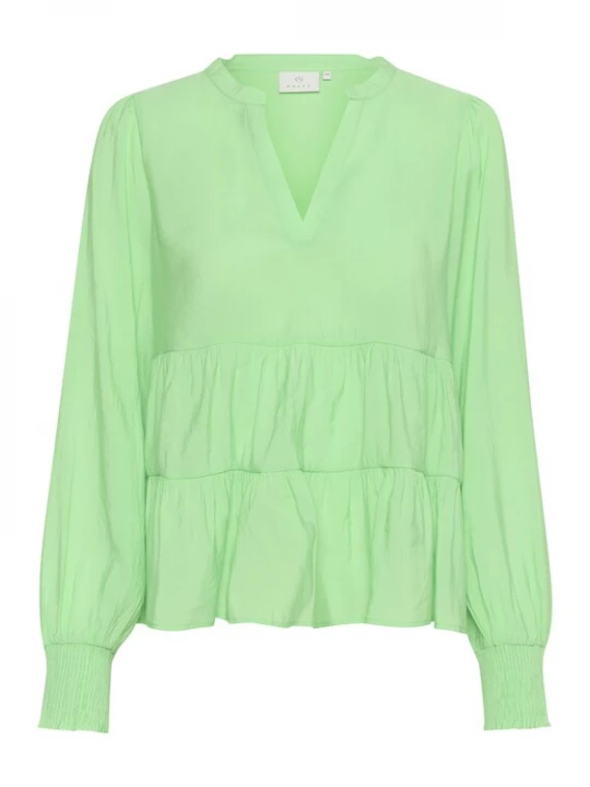 Foto van product Kaffe Blouse 'Mira' lichtgroen