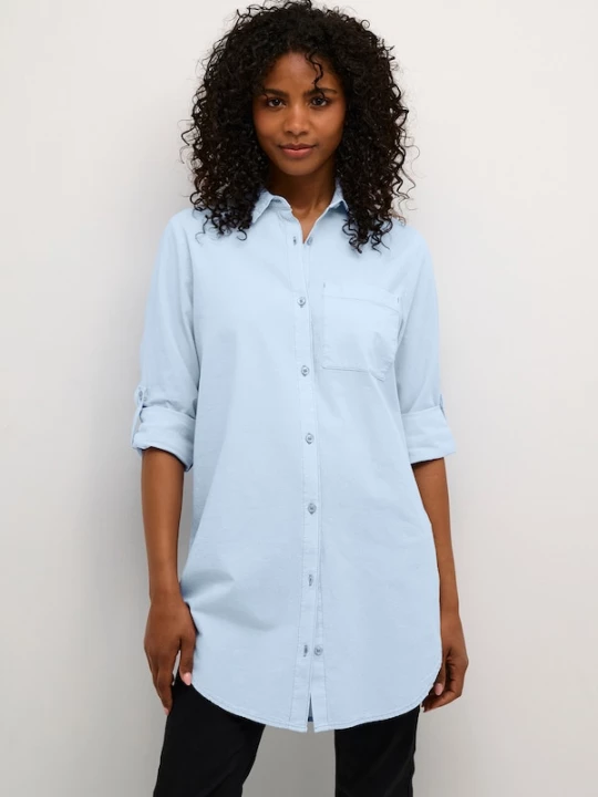 Foto van product Kaffe Blouse 'Naya' lichtblauw