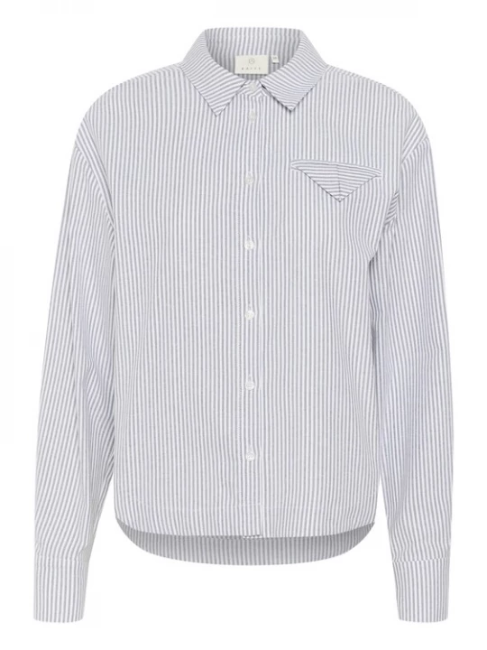 Foto van product Kaffe Blouse 'Osita' grijs / wit