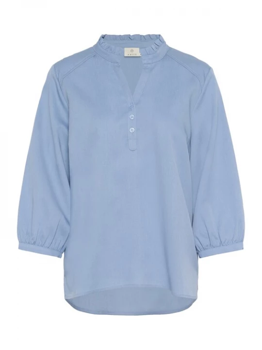Foto van product Kaffe Blouse 'Ravna' hemelsblauw