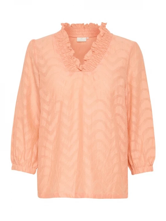Foto van product Kaffe Blouse 'Victoria' abrikoos