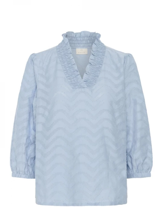 Foto van product Kaffe Blouse 'Victoria' lichtblauw