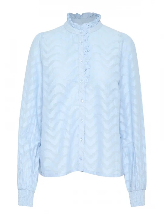 Foto van product Kaffe Blouse 'Victoria' pastelblauw
