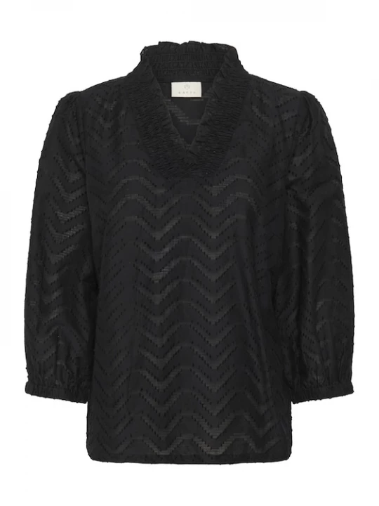 Foto van product Kaffe Blouse 'Victoria' zwart