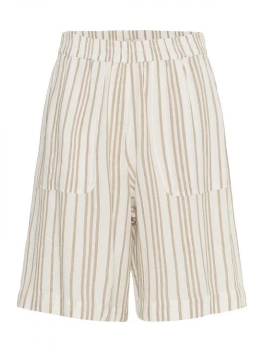 Foto van product Kaffe Broek 'KAMilia' beige / wit