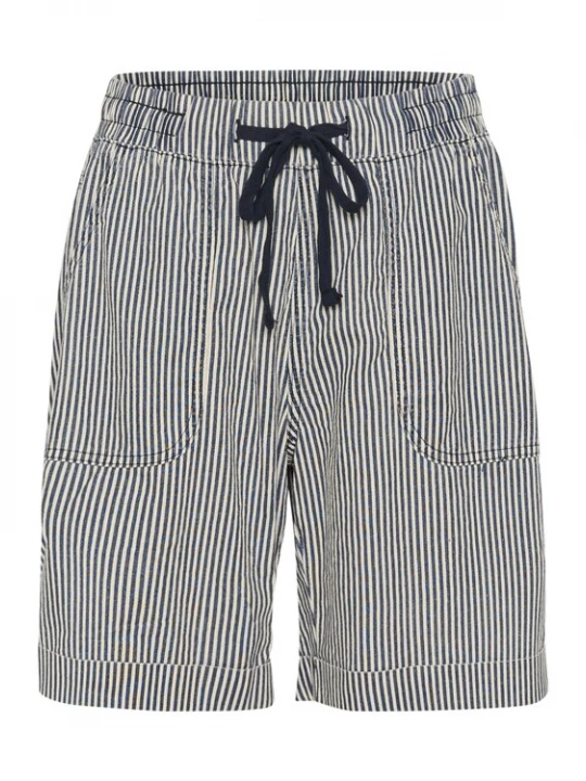 Foto van product Kaffe Broek 'KAnaya' nachtblauw / wit