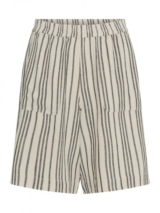 Foto van product Kaffe Broek 'Milia' zwart / offwhite
