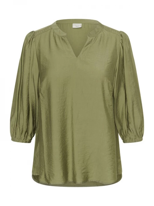 Foto van product KAFFE CURVE Blouse 'Alberte' lichtgroen